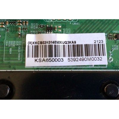 MAIN PARA TV INSIGNIA FIRE TV 4K UHD SMART TV / NUMERO DE PARTE XKCB02K014 / 715GA715-M01-B00-005K / KSA650003 / 5392490M0032 / (X)XKCB02K014050X / PANEL TPT650UA-QVN07.U REV:S500W / MODELO NS-65DF710NA21 - Imagen 3